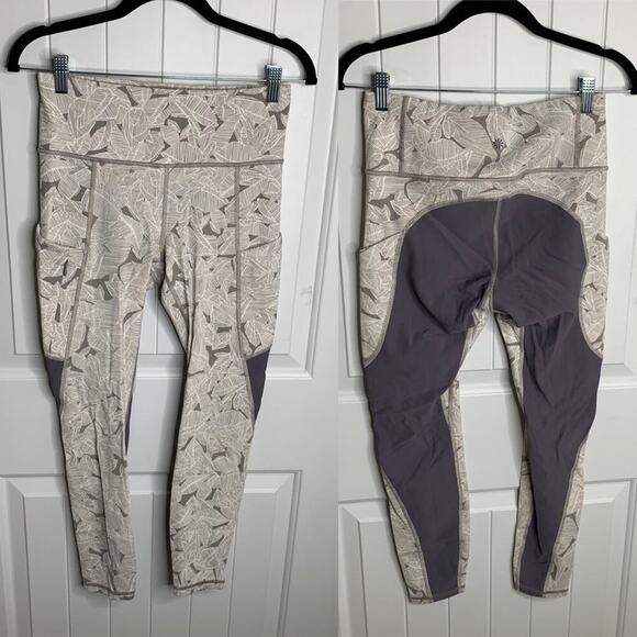 Athleta palm all in  7/8 tights leggings size small - Picture 2 of 12